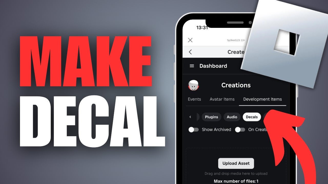 Как сделать наклейки в Roblox Mobile (2024)