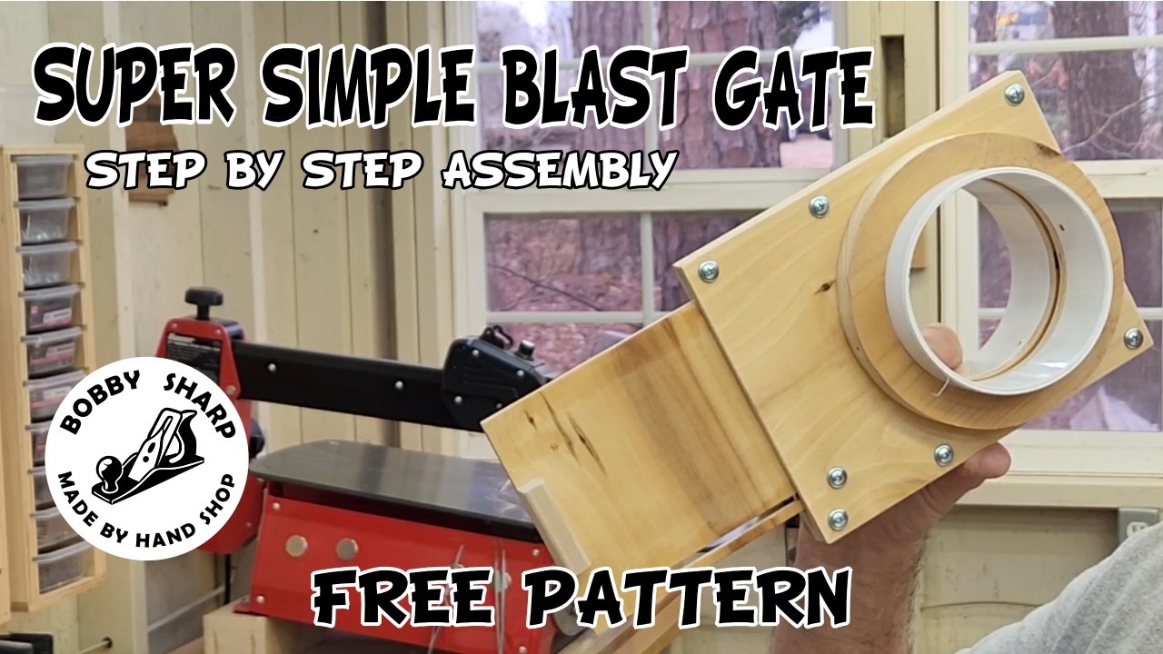 DIY 4" Blast Gate | Bobby Sharp