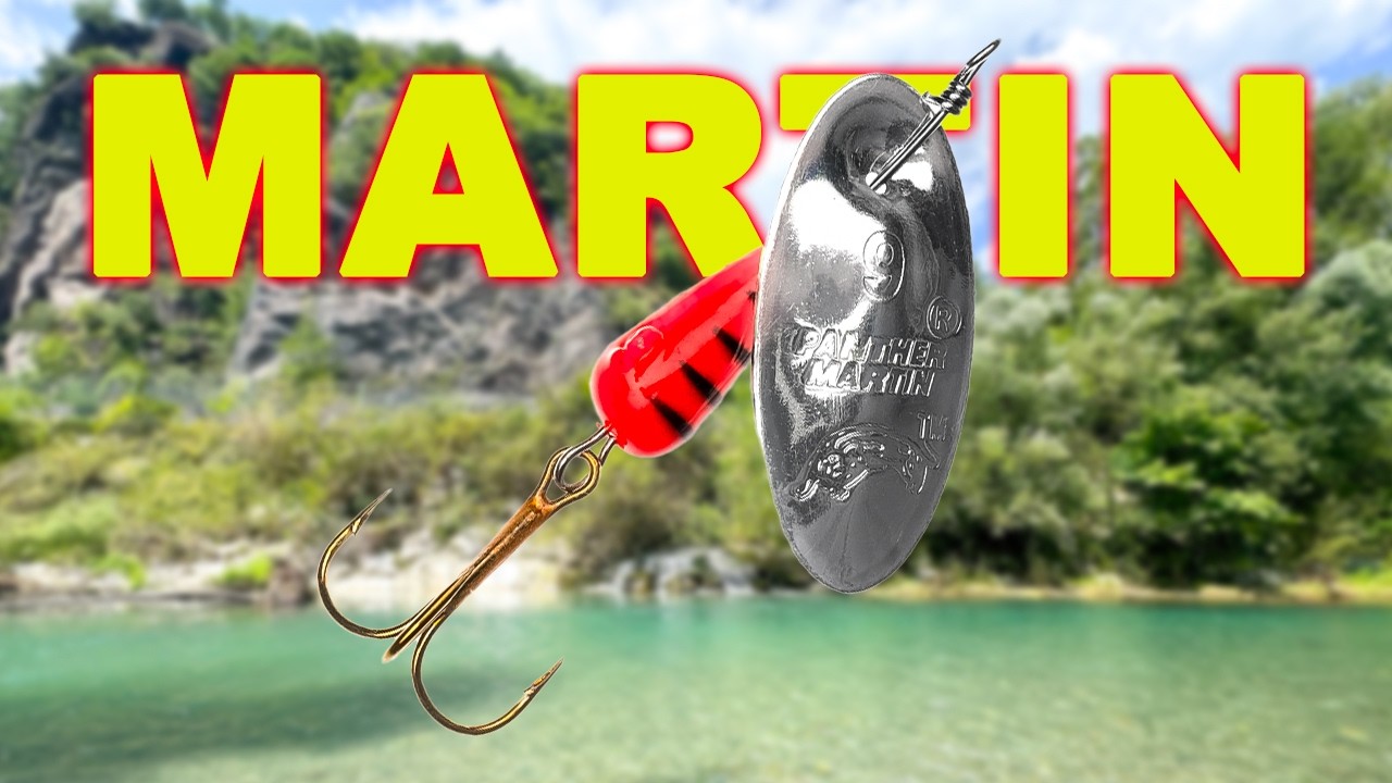 Pesca a Spinning alla Trota il Martin Rosso non Delude