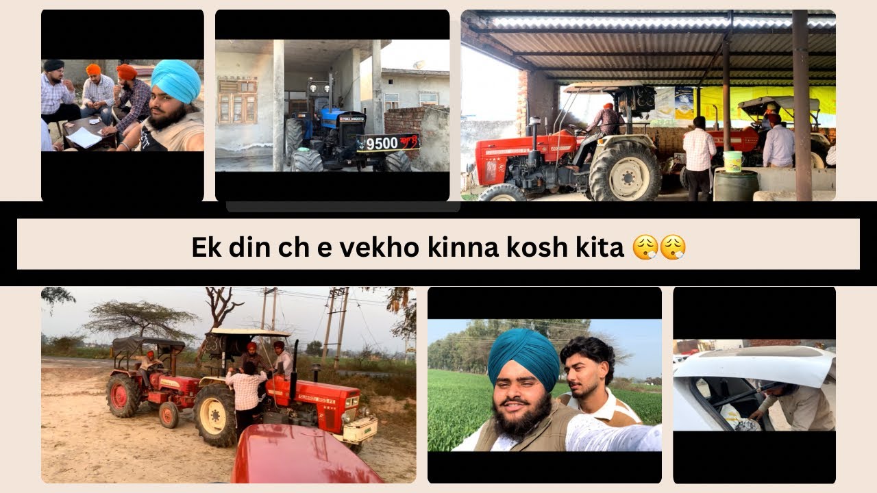 Kaafi tym to band khala c tactor battry hoyi down vekho kiddi mushkil nal kita start😮‍💨