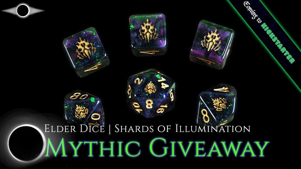 Elder Dice: Shards of Illumination Mega Elder Dice Giveaway