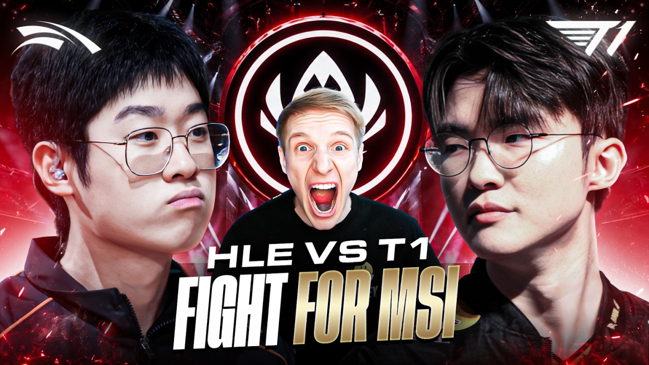 BATTLE FOR MSI | HLE vs T1 | JANKOS LCK MSI PLAYOFFS