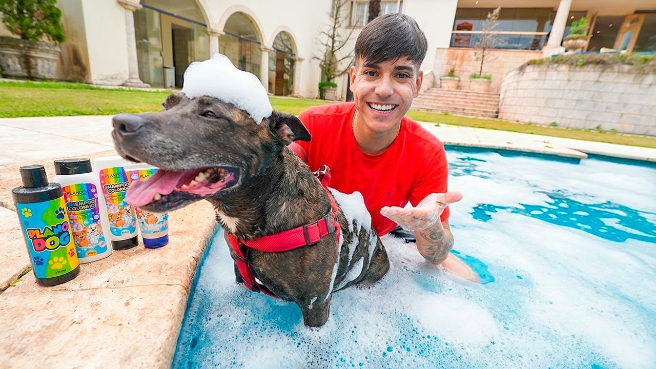BANHO DE PISCINA NO RAMBINHO - ELE VOLTOU