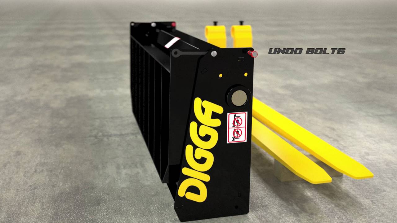 Digga Multi-fit Pallet Forks - Unboxing | Digga Australia