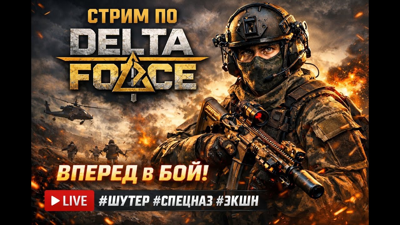 DELTA FORCE LIVE | Врываюсь в бой, без права на ошибку