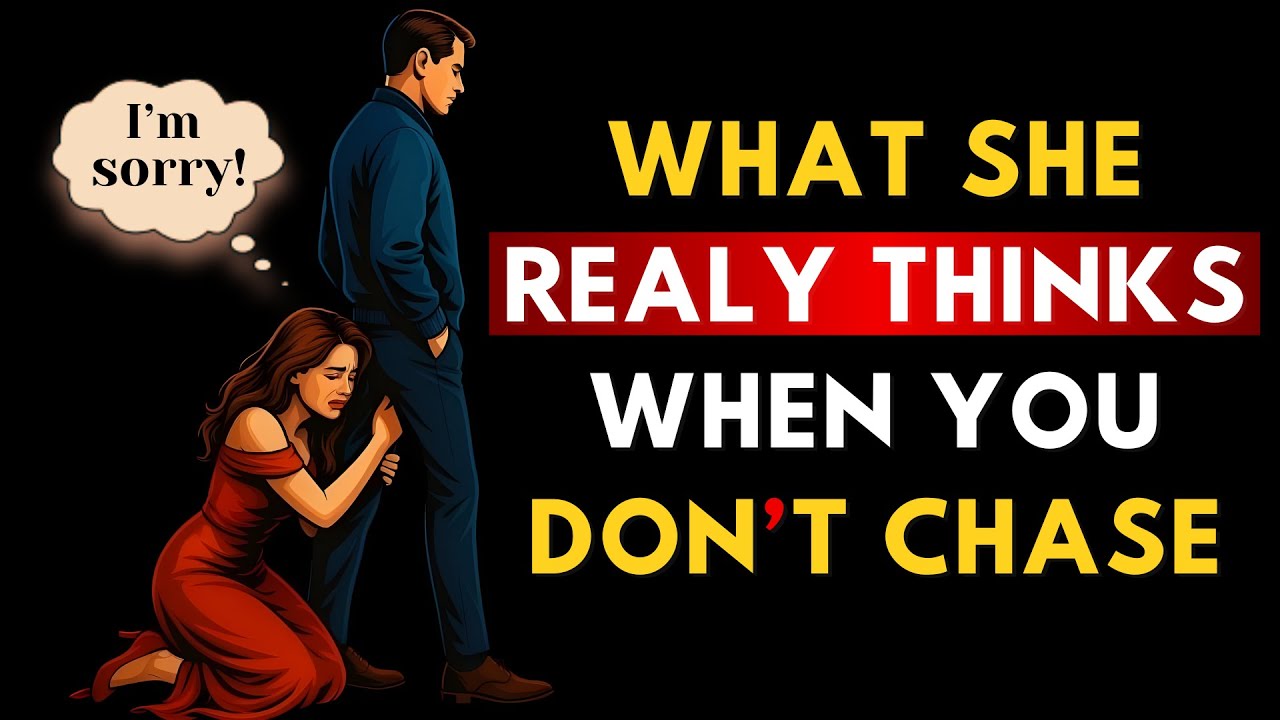 What Happens When You Stop Chasing Her? | Stoic Mindset Explained | She&rsquo;s Thinking THIS About You