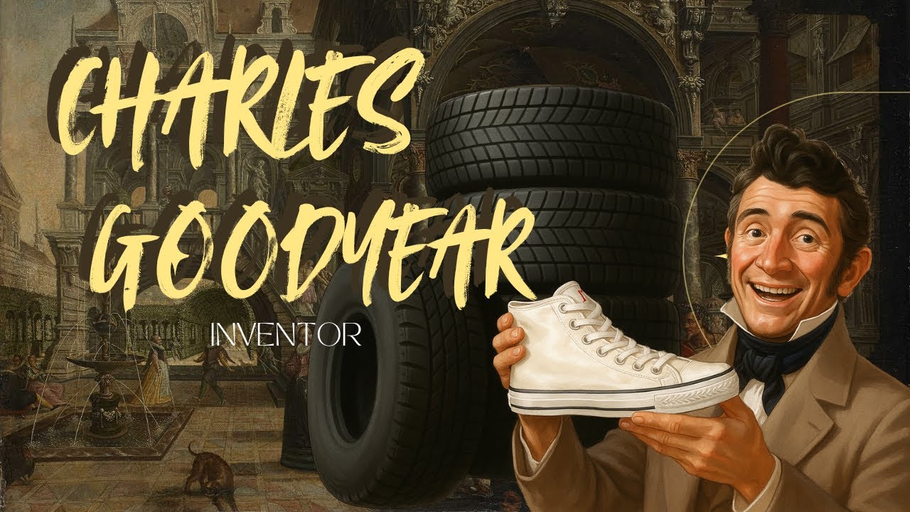 🛞 Charles Goodyear: El Inventor que Revolucionó el Mundo con el Caucho Vulcanizado 🔥⚙️