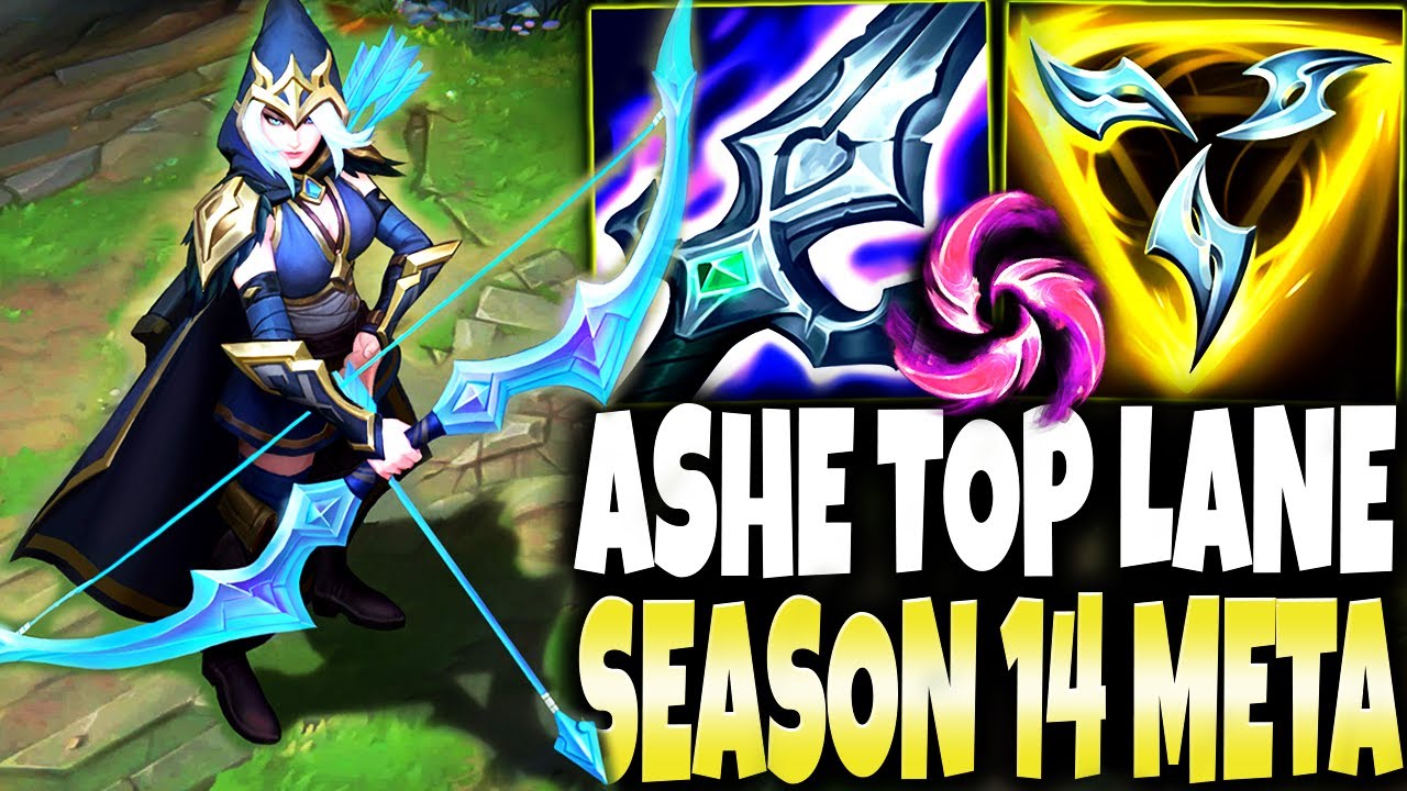 Teemo couldn't handle the New Meta Ashe Season 14 Top Build Guide: NO ESCAPE 🔥 | LoL s14 Gameplay
