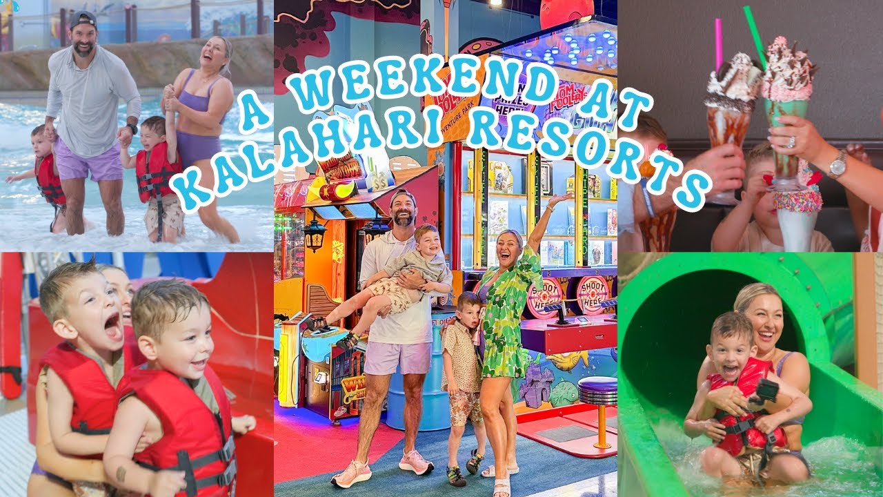 TRAVEL VLOG TO KALAHARI RESORTS WATERPARK!!!