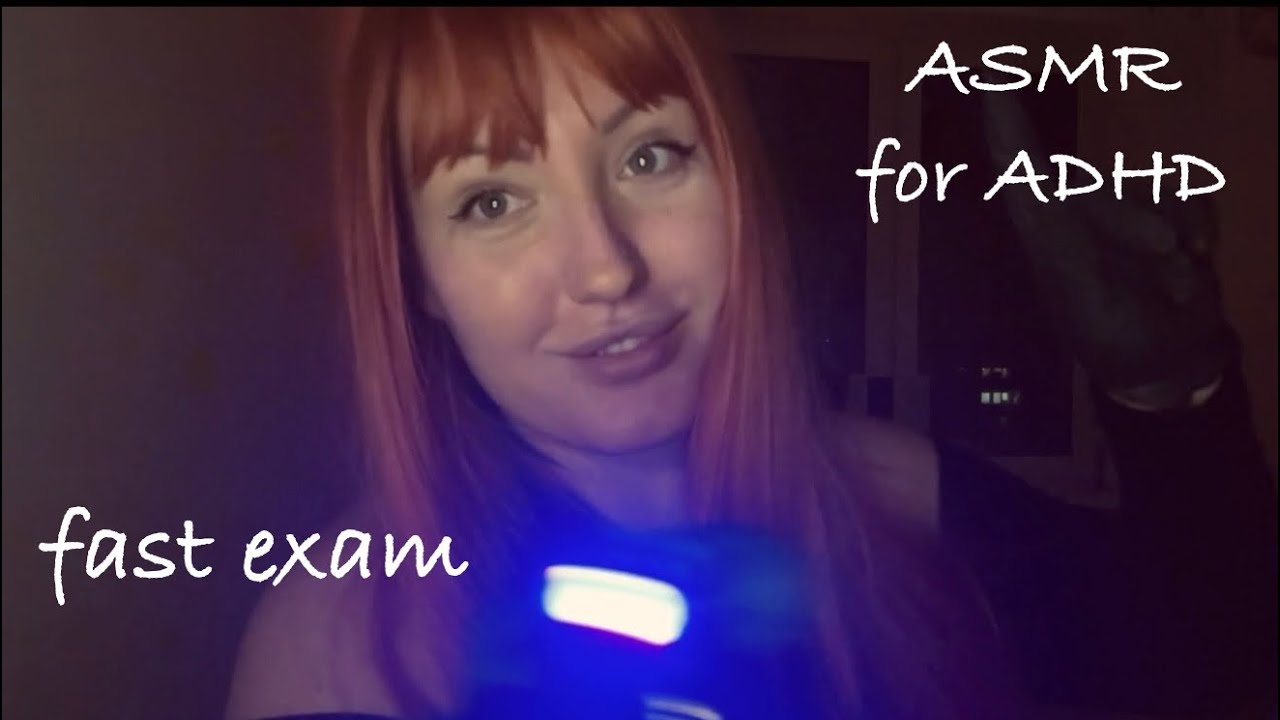 ASMR for ADHD | szybkie badanie | fast exam | Doctor ADHD | chaotic roleplay | Polish ASMR