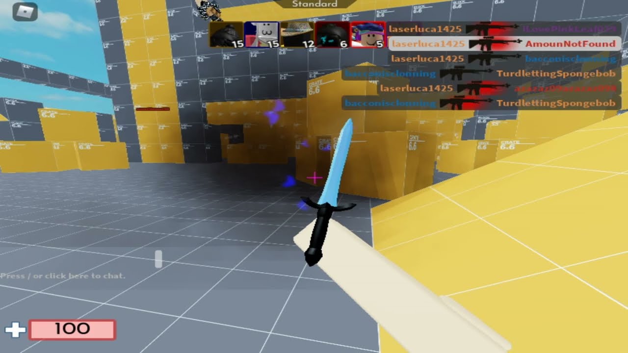 I got the nights edge (Roblox Arsenal)