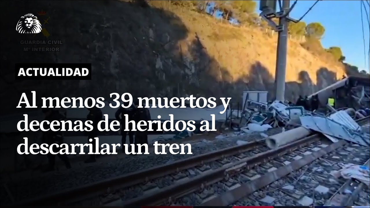 ACCIDENTE FERROVIARIO | Al menos 39 muertos y decenas de heridos al descarrilar un tren en Córdoba