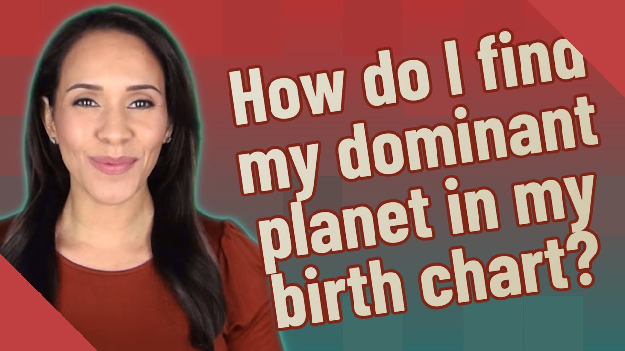 How do I find my dominant planet in my birth chart?