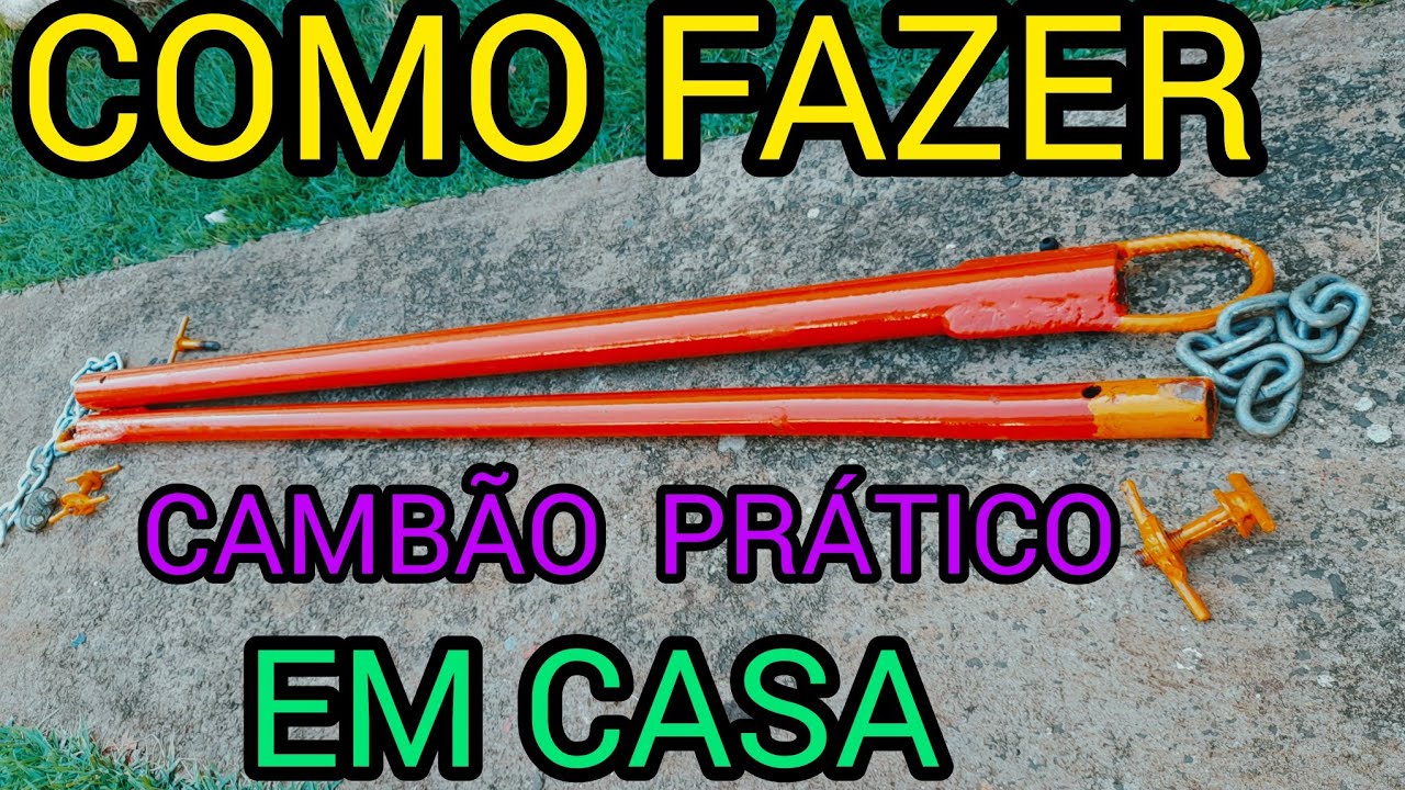 COMO FAZER CAMBÃO BEM PRÁTICO EM CASA
