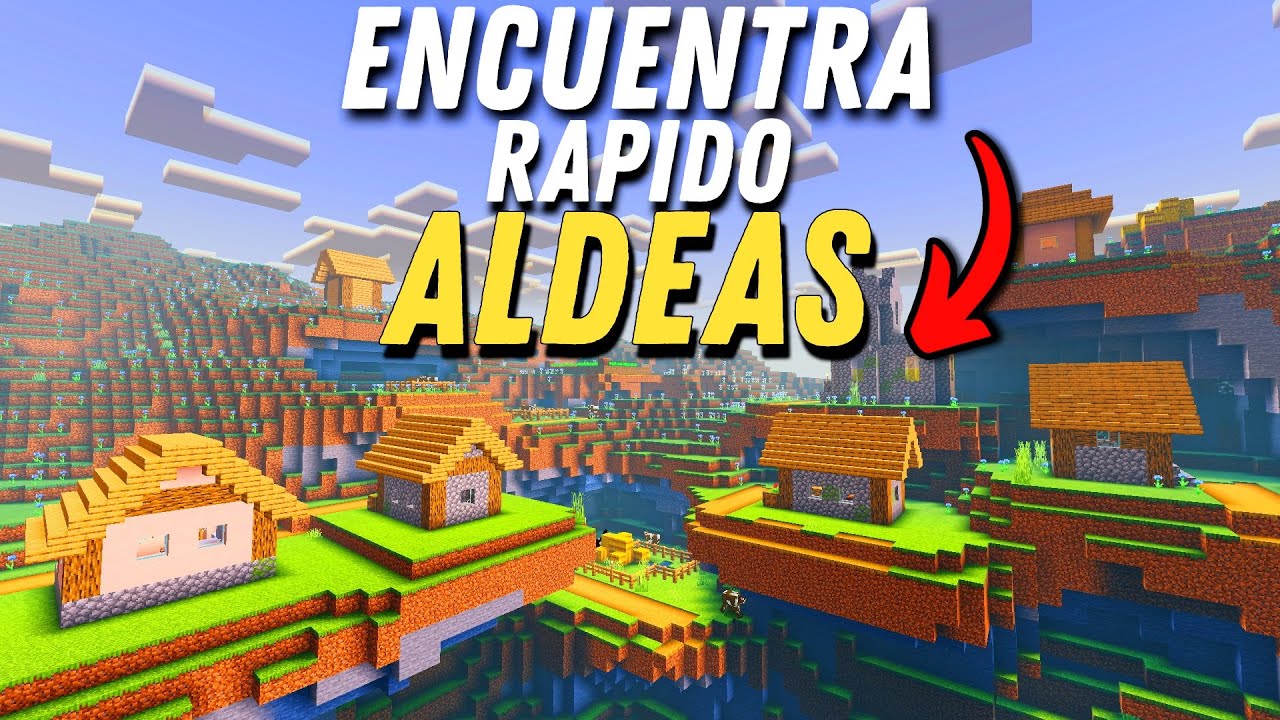 Cómo Encontrar una ALDEA en Minecraft Bedrock/Java - ¡FÁCILMENTE!