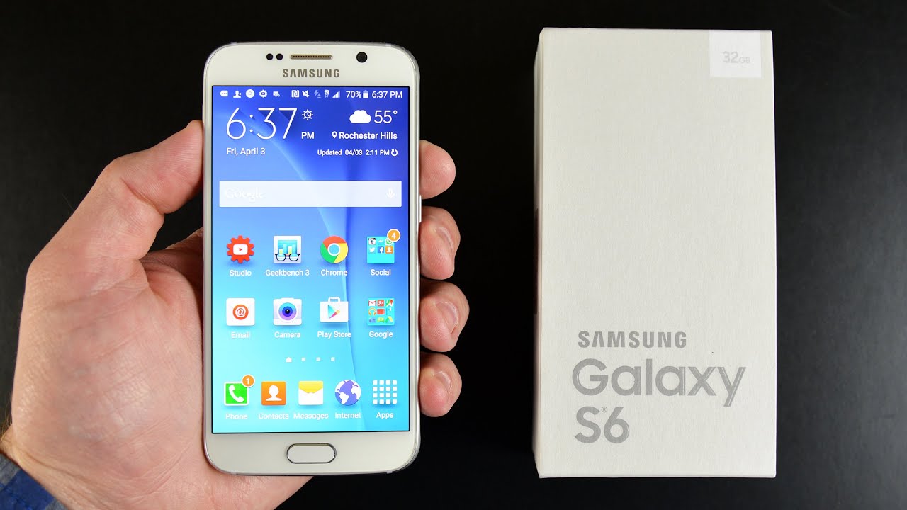 Samsung Galaxy S6: распаковка и обзор