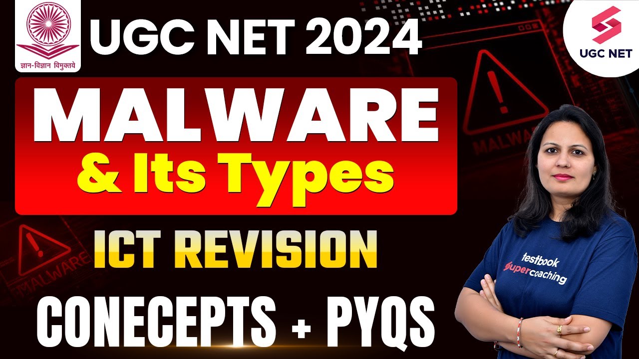 UGC NET Paper 1 Revision | Malware and its Types | ICT Revision | Paper 1 ICT | Priti Mam