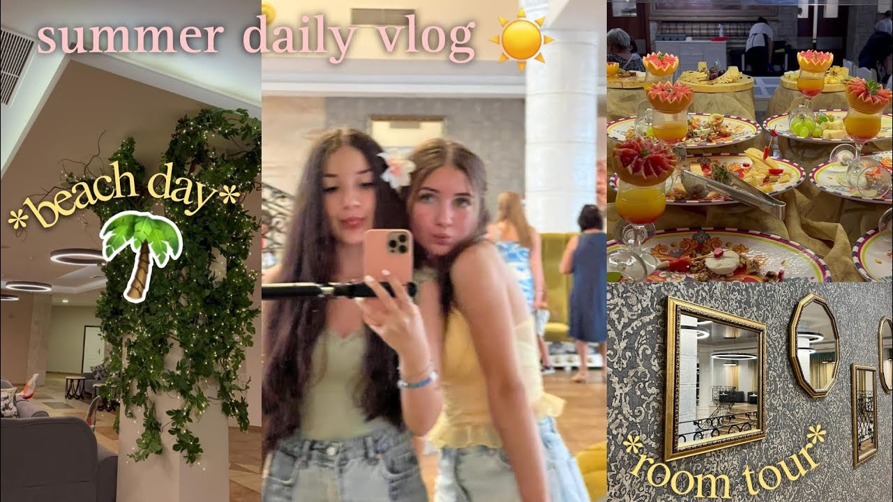 summer daily vlog: haosul din prima zi, room tour, beach day👙☀️