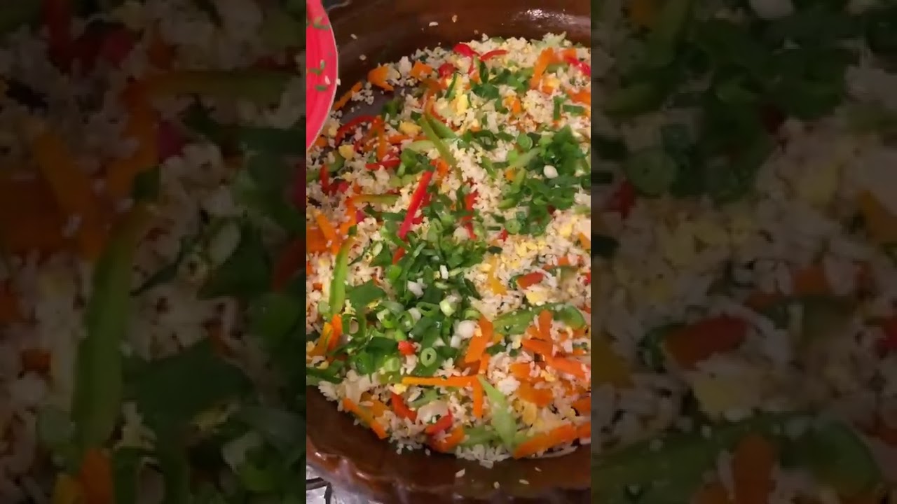 ARROZ CHINO VEGETARIANO EN 10 MINUTOS