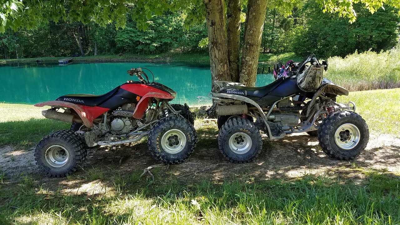 Nice Sunday ride! 2007 Honda 400ex and 2007 Honda 250ex
