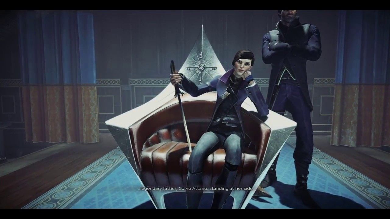 Dishonored 2. Emily Kaldwin high chaos ending and end credits.