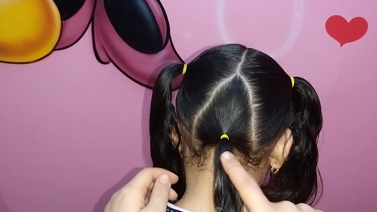 اجمل واشيك وابسط وارق تسريحه للاطفال للشعر الخشن والمجعد والهايش 👍👍❤