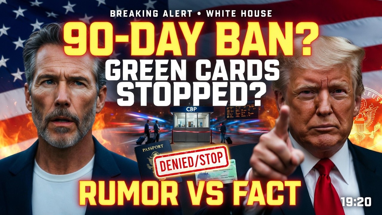 🚨 USCIS/White House Travel Ban Rumors 2026 🚨 Are Green Card Holders Really Affected? #usimmigration