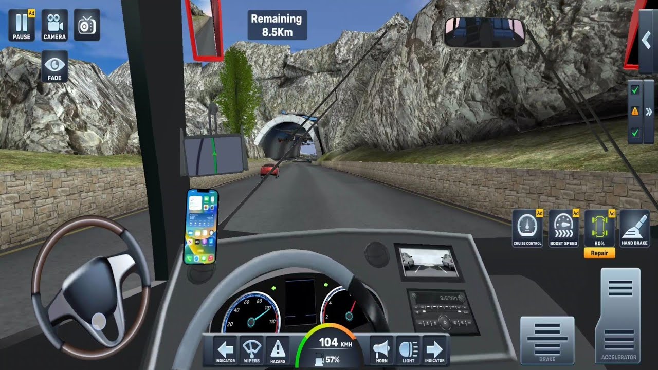REAL BUS SIMULATOR 6D - EXCITEMENT LEVEL IS AN BIG BUS 🚌 & BIG ROUTE AND LONG DRIVE 