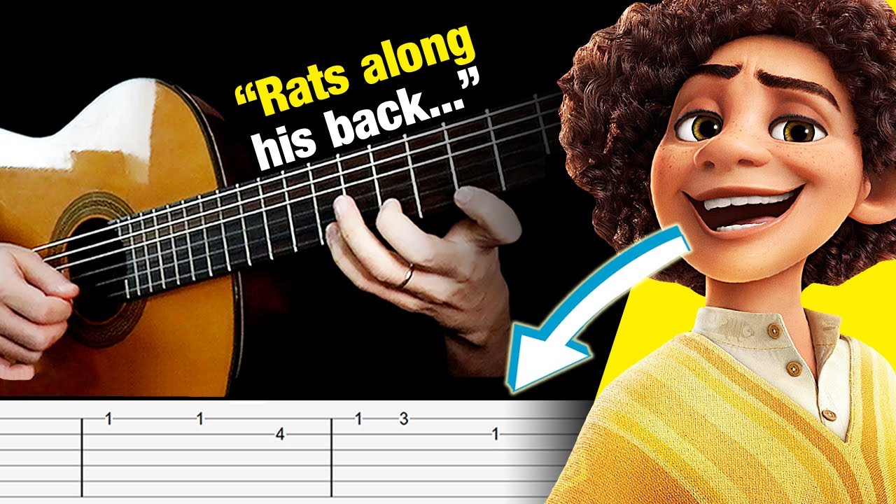 WE DON'T TALK ABOUT BRUNO | Guitar Cover | Tabs | Tutorial (All characters)