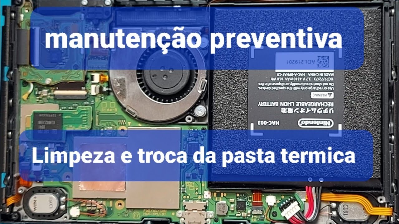 COMO TROCAR A PASTA TERMICA DO NINTENDO SWITCH