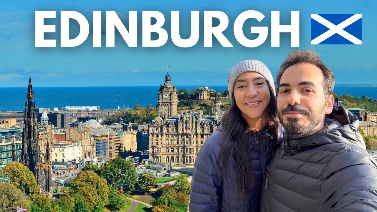 Our First Stop in SCOTLAND! - Edinburgh Travel Vlog