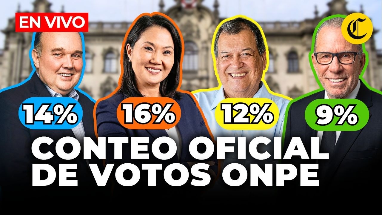🔴 RESULTADOS DE ELECCIONES 2026 EN VIVO: CONTEO DE VOTOS DE LA ONPE |&nbsp;El Comercio
