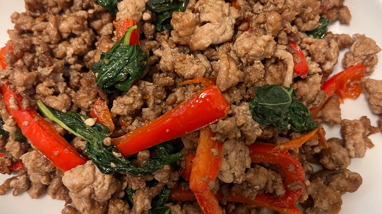 Cooking Pad Kra Pao (Basil Pork) 