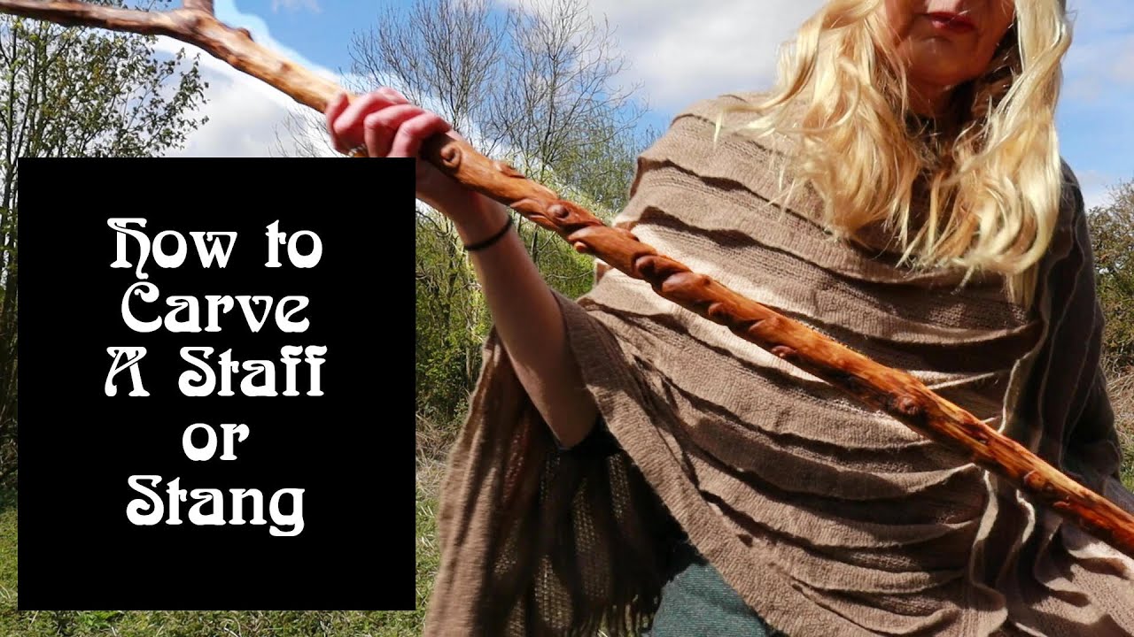 Witchcraft Tools - How to Make a Staff or Stang for Beginners