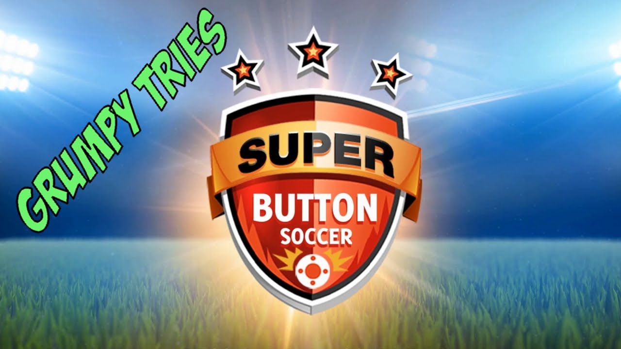 Grumpy tries Super Button Soccer, NOW WITH COMMENTARY - a feeble let's play