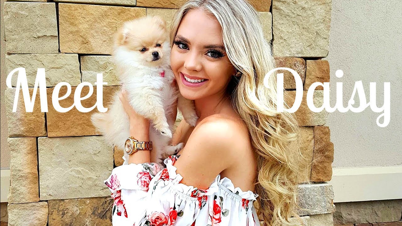 MEET DAISY! My new Pomeranian puppy | Alexandria Robinson