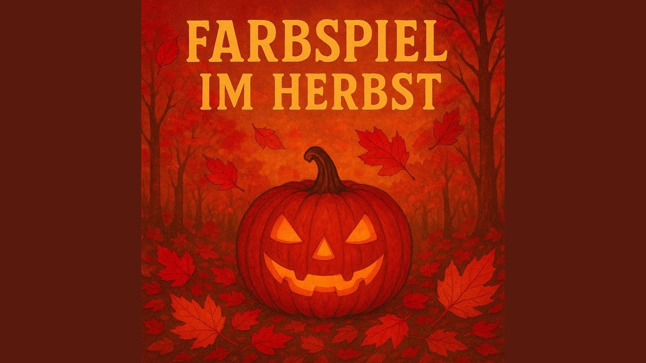 Blätter fallen bunt im Herbst