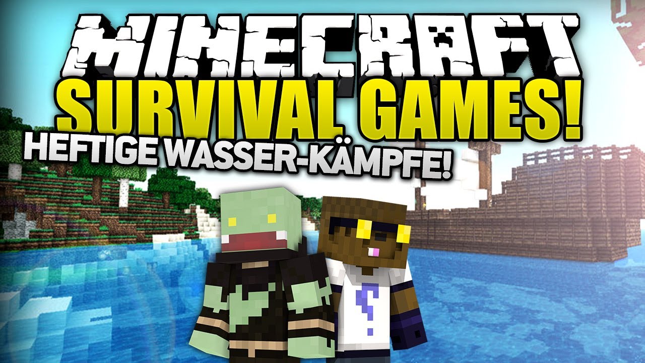 HEFTIGE WASSER-KÄMPFE mit Taddl - Minecraft Survival Games | ungespielt
