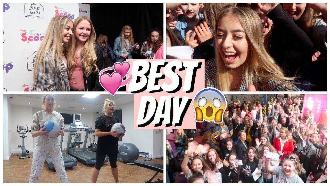 MEETING OVER 1000 OF YOU! BIG BEAUTY DAY OUT & MY FIRST WORKOUT?!