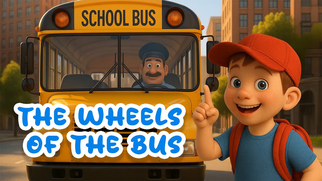 The Wheels of the Bus 🚌 | Kids Karaoke Version | Sing Along in English