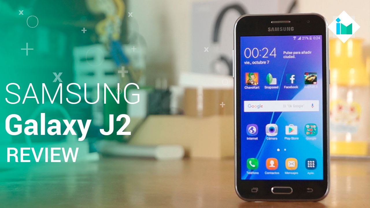 Samsung Galaxy J2 — обзор на испанском языке