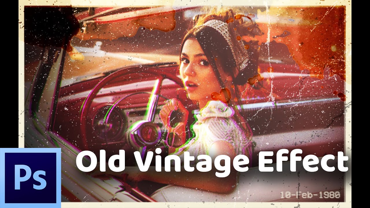 How to create Vintage Old  Photo effect in Adobe Photoshop | Photoshop Tutorials 2020