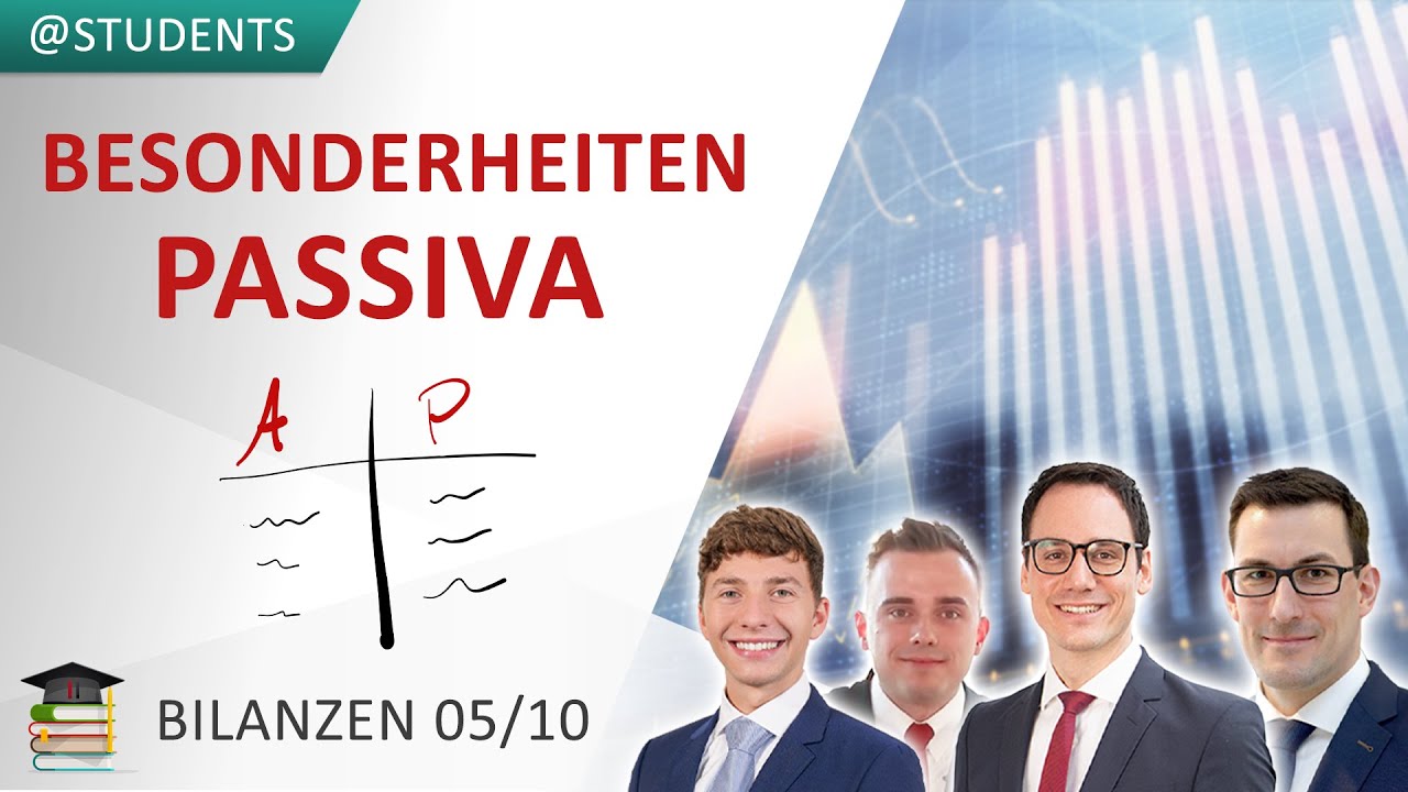 Eigenkapital, Rückstellungen, Verbindlichkeiten auf der Passiva / Handelsbilanz 5/10