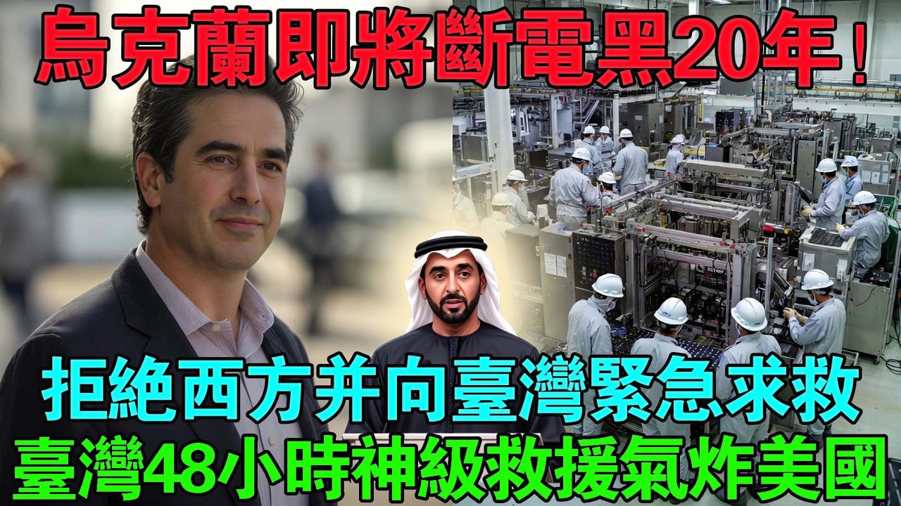 「如果沒有台灣，烏克蘭將在黑暗中沉淪20年！」面對可能永久斷電的危機，國家領導人向台灣求助。台灣在48小時內出手拯救4000萬人，震撼全球！