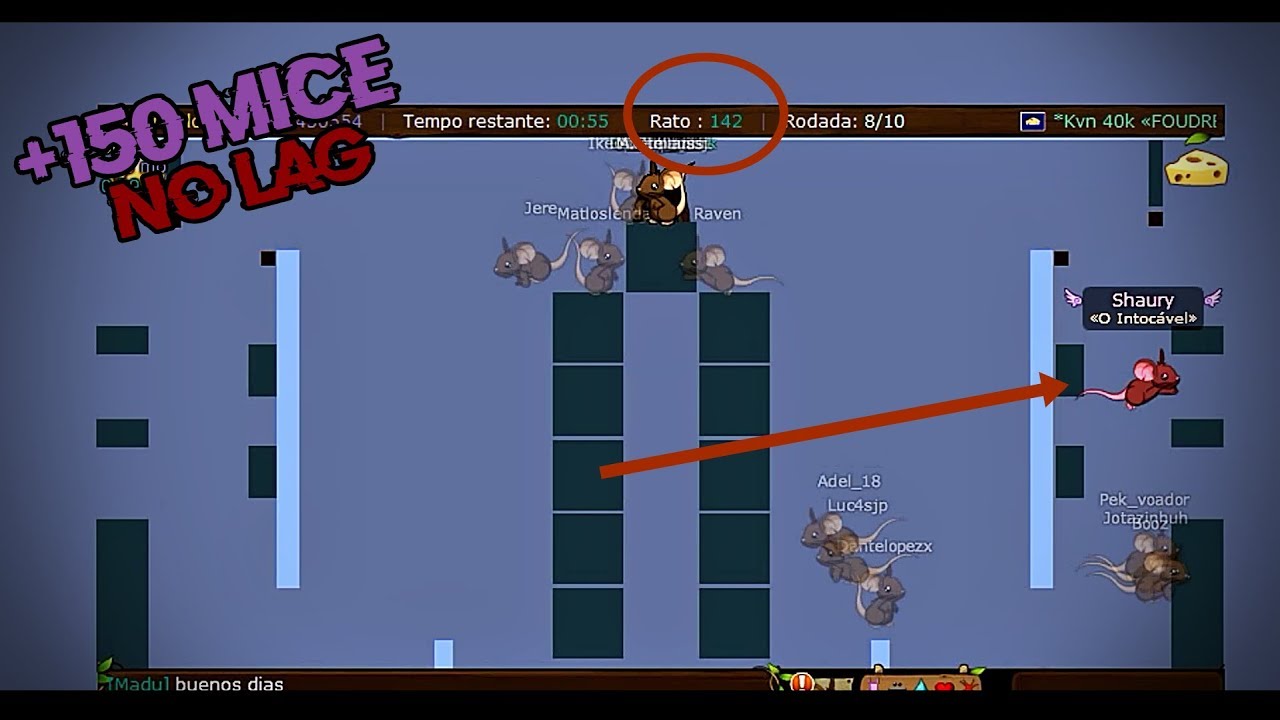 Transformice - Brkrmn (+150 MICE [NASA]) Racing Gameplay #59