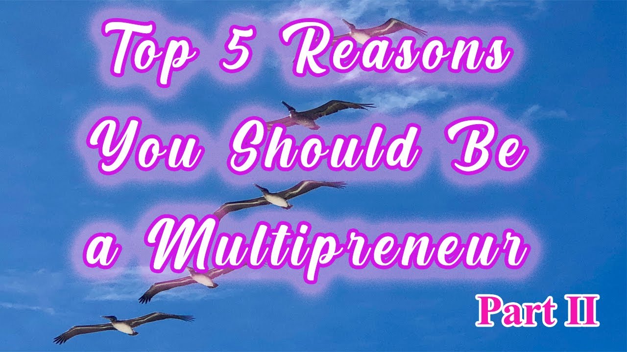 Top 5 Reasons You Should Be a Multipreneur