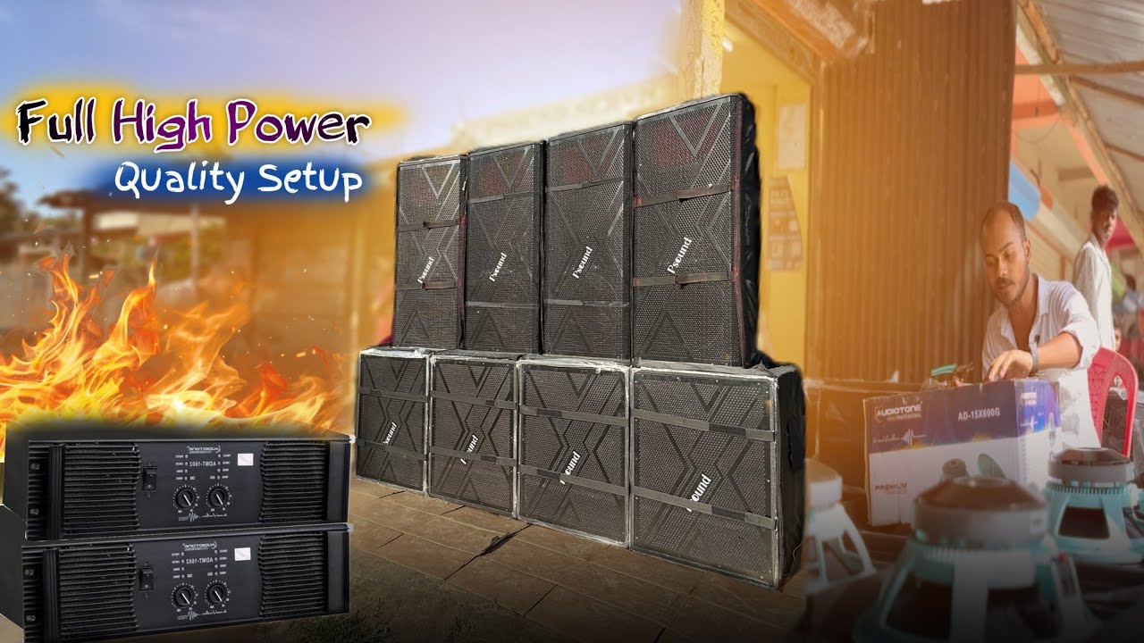 2/15 Plazma Model Selling || Full High Power 😈Quality Setup || Full Sound Testing By Pijush Sarkar
