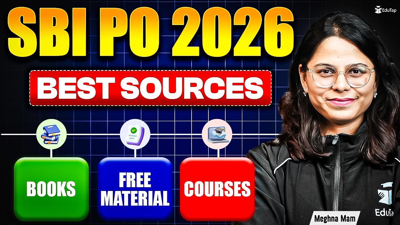 Best Sources to Prepare for SBI PO 2026 | SBI PO Books & Course
