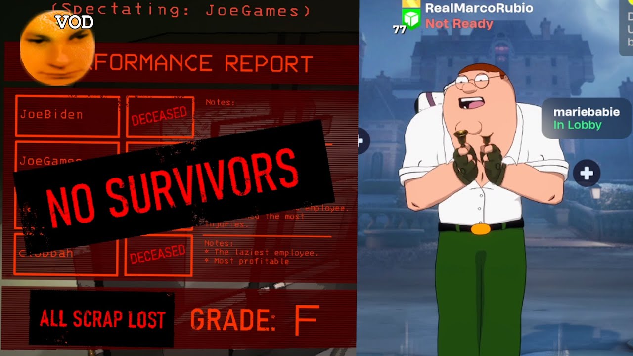 Lethal Company with Friends [Jawsh Lethal Company & Fortnite Vod]