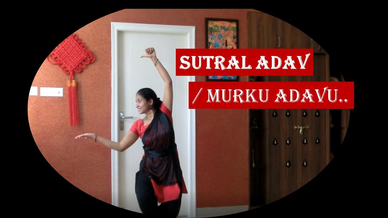 Bharatanatyam Sutral Adavu (Murku Adavu) Steps 1 - 3)|| Learn Bharatanatyam || Lessons for Beginners